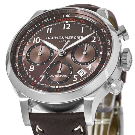 baume mercier chronograph watch